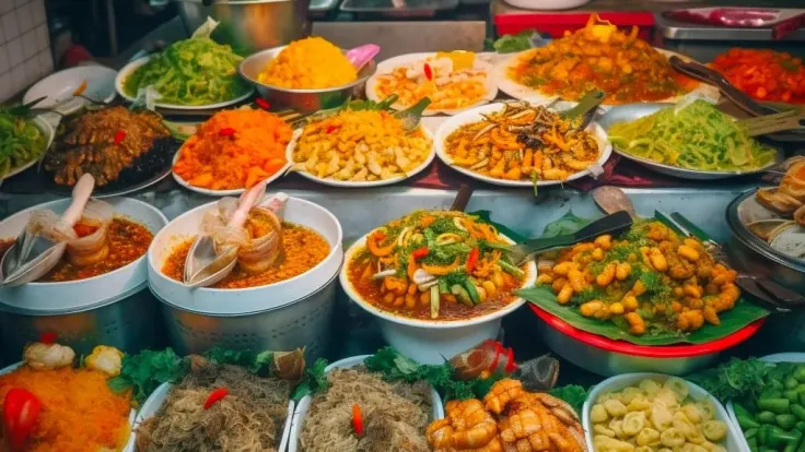 What is a popular street food in Thailand?